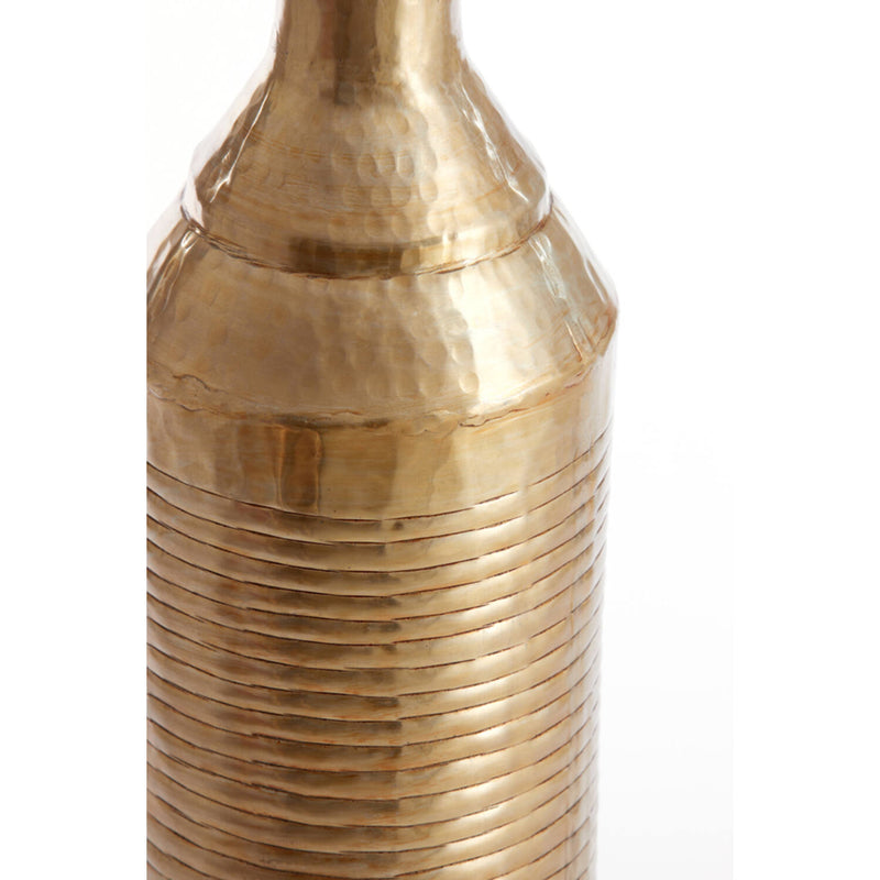 75cm Light Gold Textured Vase