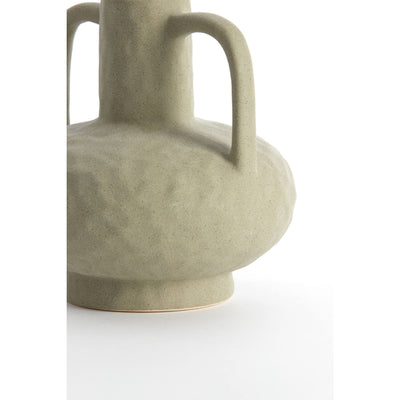 ZORO 19.5x20cm Matte Olive Green Vase