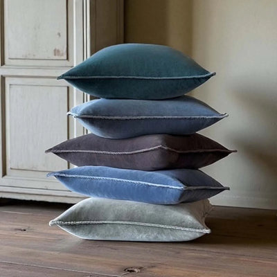 Deep Navy Velvet Cushion 50x50cm