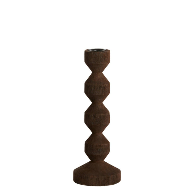 DINA Dark Brown Candlestick 25cm
