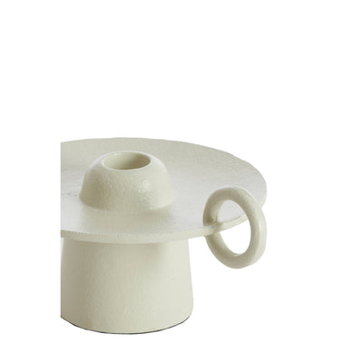 Large Cream Candle Stick