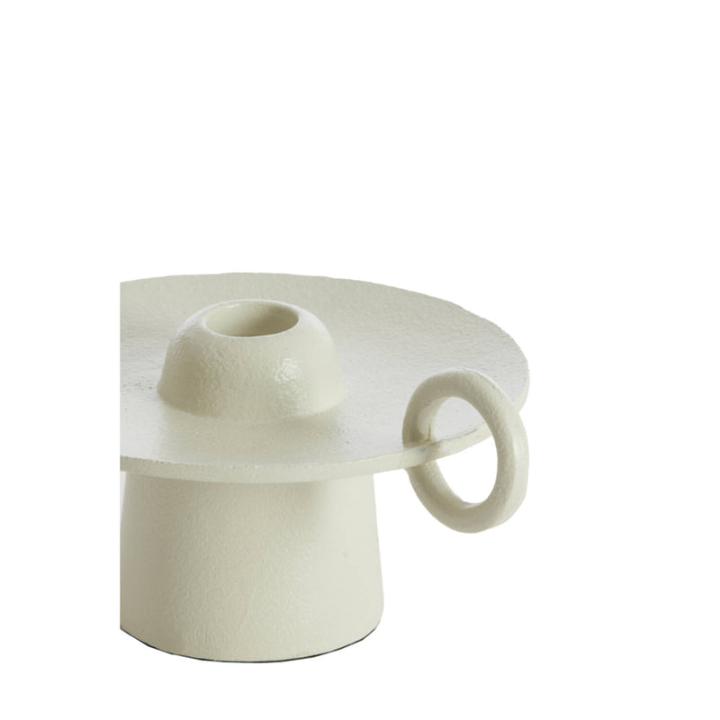 Large Cream Candle Stick