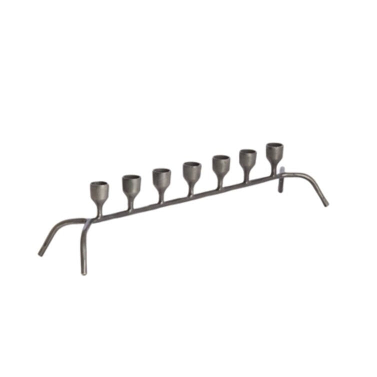 Gunmetal 7 Candle Sticks Holder
