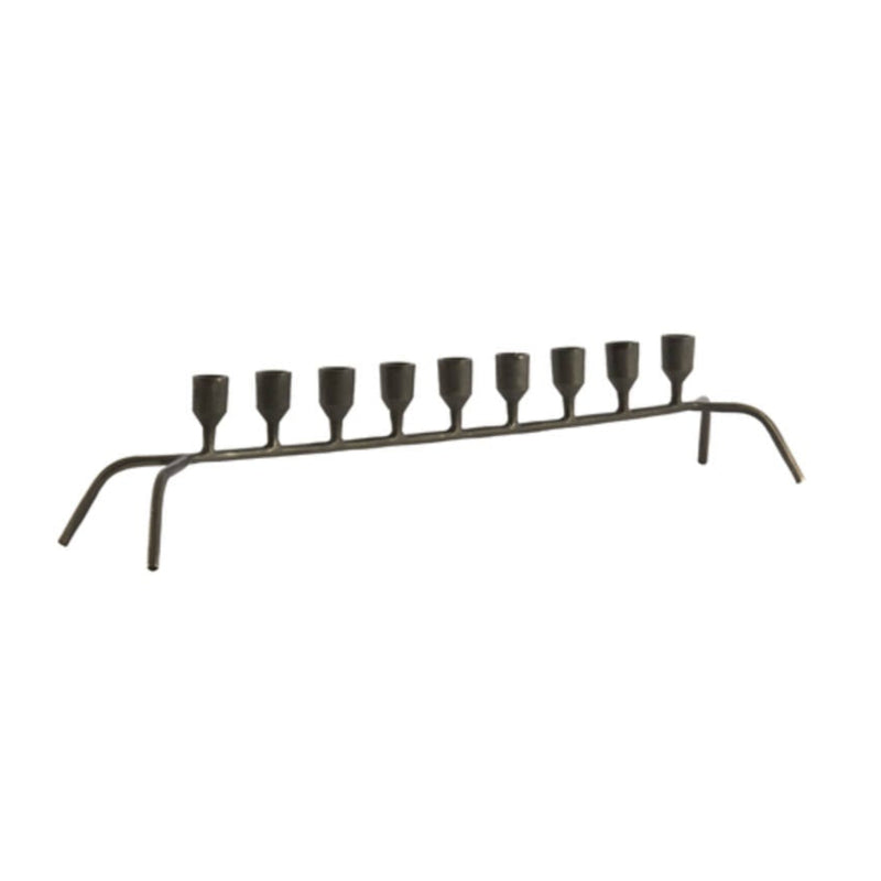CARA Gunmetal Candlestick 14.5cm