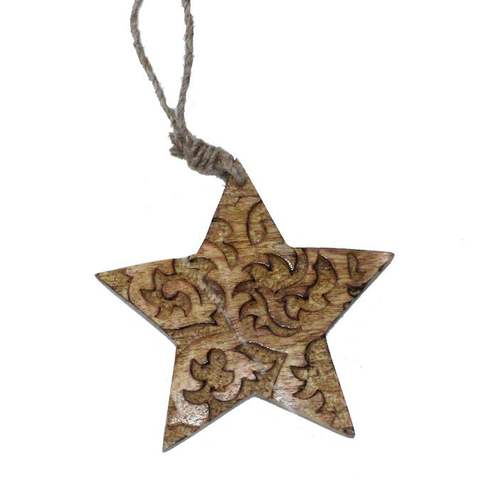 Wooden Star Decoration