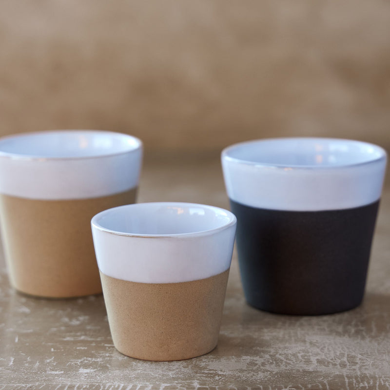 White/Slate Lungo Cup