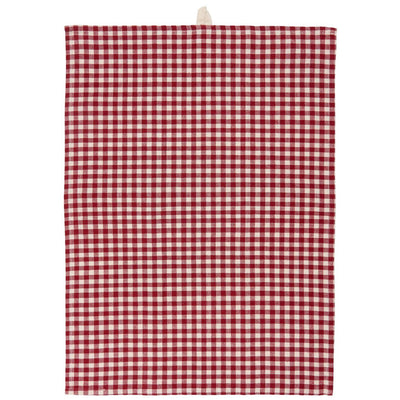 Red Check Tea Towel