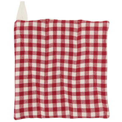 Red Check Pot holder