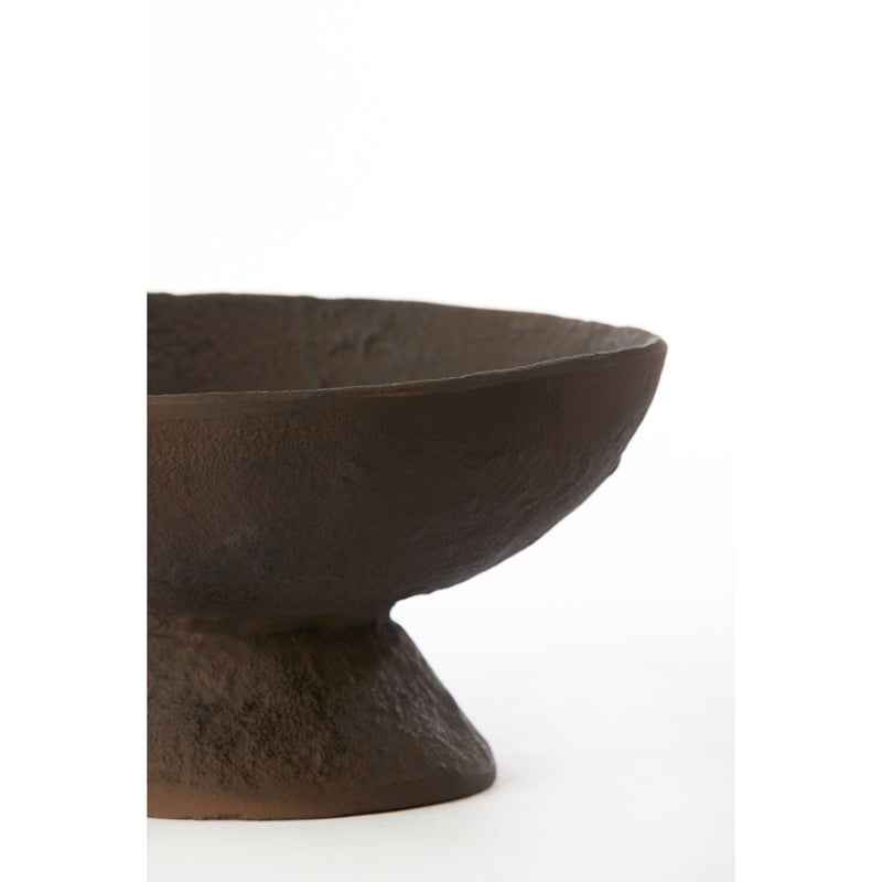 ONA Dark Brown Dish on Base