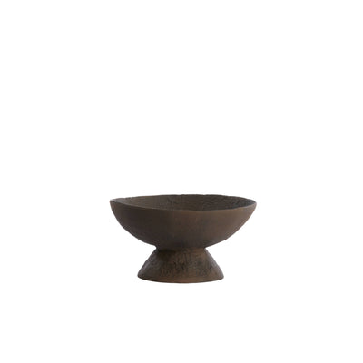 ONA Dark Brown Dish on Base
