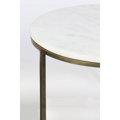 S/2 Marble & Bronze Tables