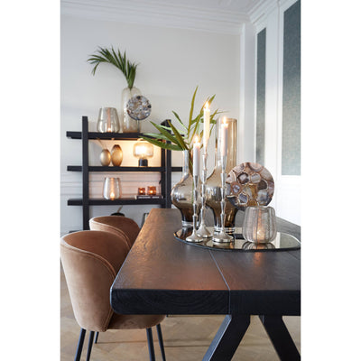 Brown Velvet Dining Chair