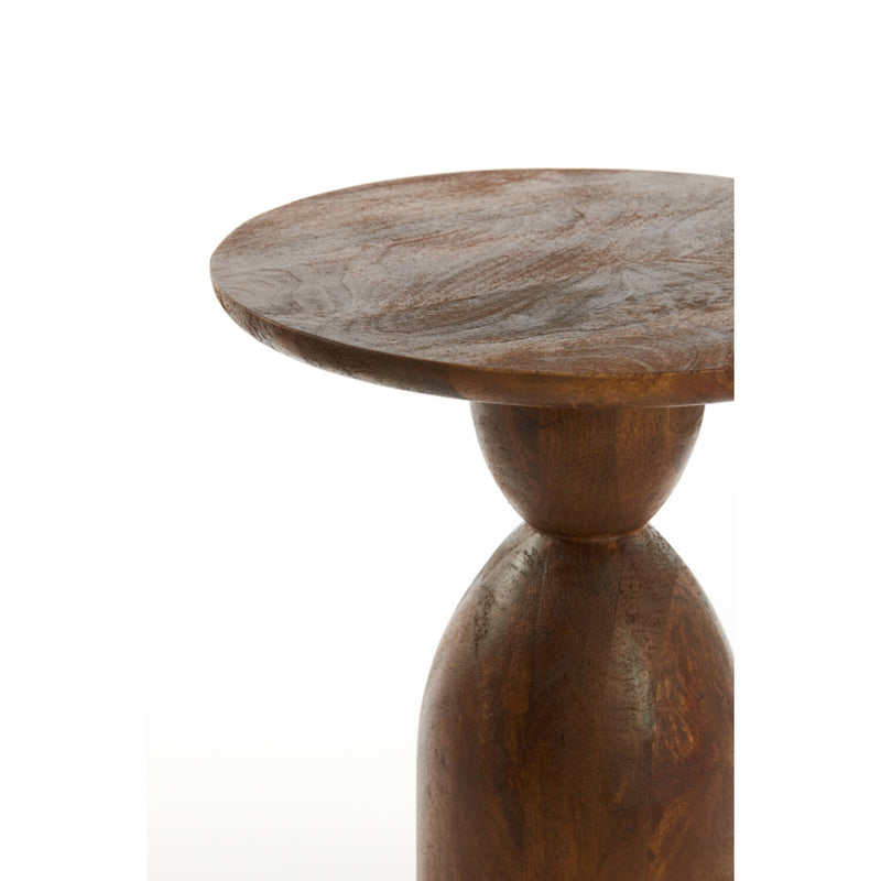 TOROR Natural Wood Side Table