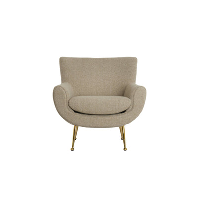 VINA Beige & Gold Chair