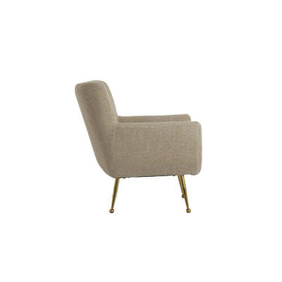 VINA Beige & Gold Chair