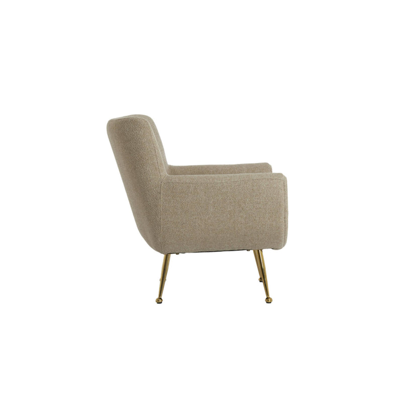 VINA Beige & Gold Chair