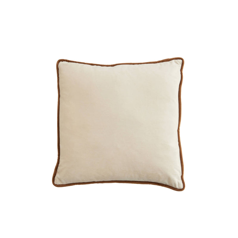 45x45cm Cream W/ Sand Edge Cushion