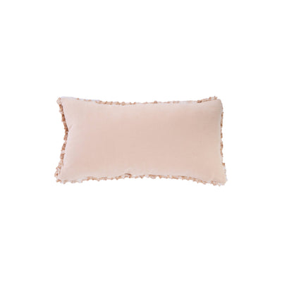 60x30cm Brown & Cream Spotted Faux Fur Cushion