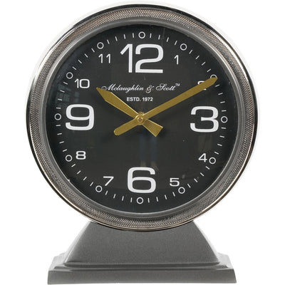 32cm Nickel Aviation Mantel Clock