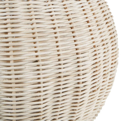 Natural Rattan Lamp With Drum Shade
