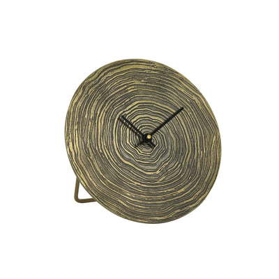 20cm Antique Bronze Swirl Clock