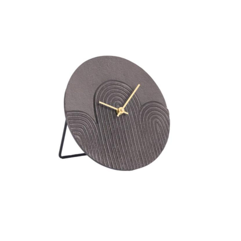 GWEN Brown Metal Clock