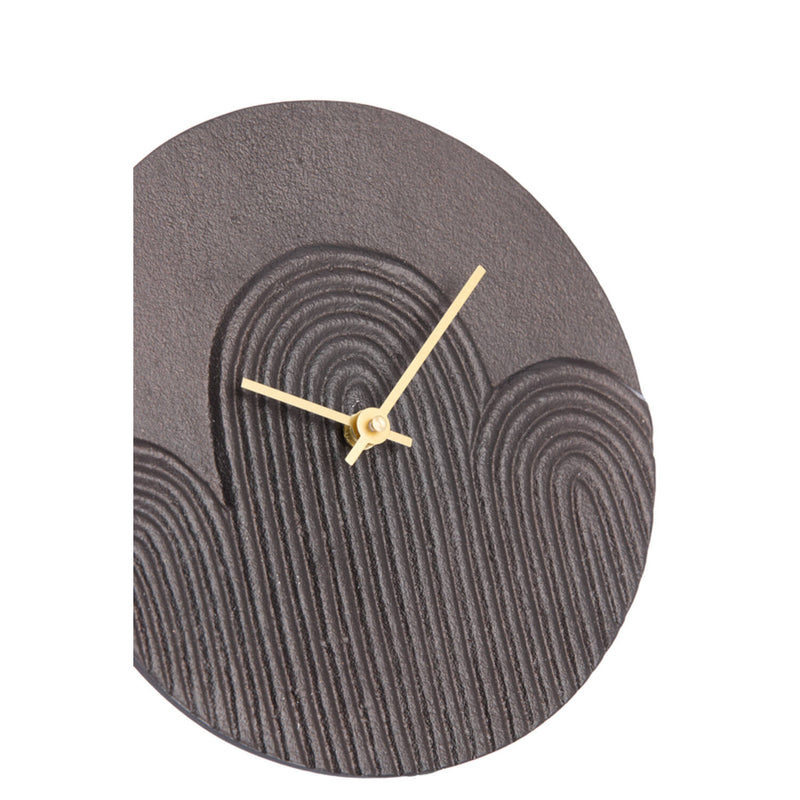 GWEN Brown Metal Clock