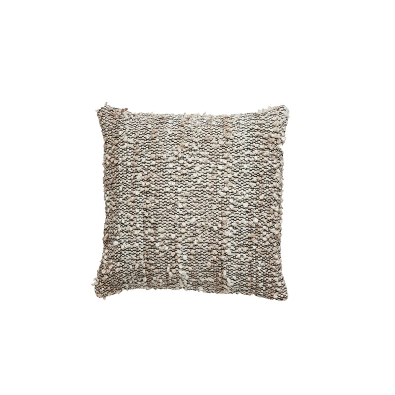 45x45 Brown Boucle Cushion