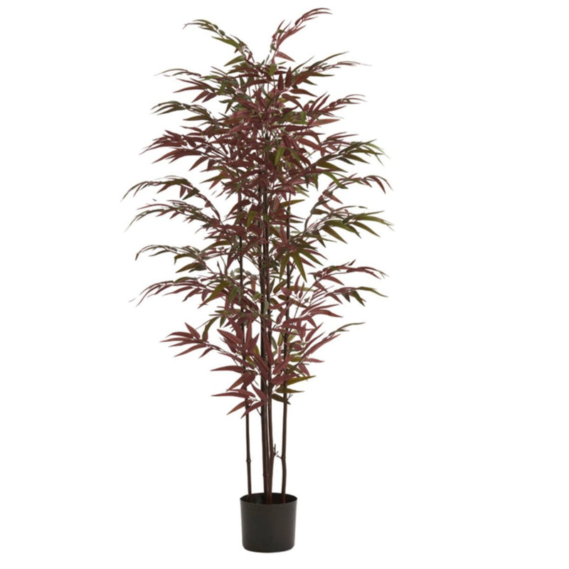 Green/Red Potted Bamboo Ornament