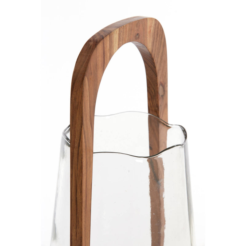 Osyn 48cm Wood/Glass Hurricane