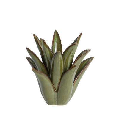 Dark Green Cactus Tealight 24.5cm x 23cm