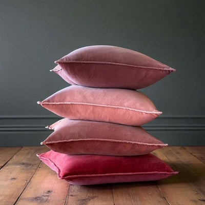 Brick Red Velvet Cushion 50x50cm