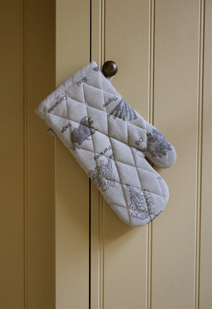 Herb Print Oven Glove