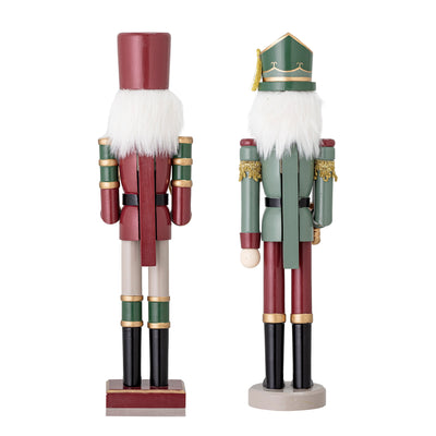 S/2 Wooden Nutcrackers 38cm