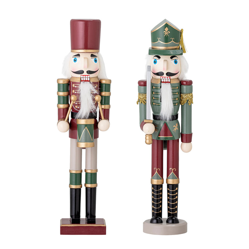 S/2 Wooden Nutcrackers 38cm