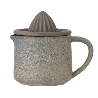 Kelli Lemon Juicer, Grey Stoneware