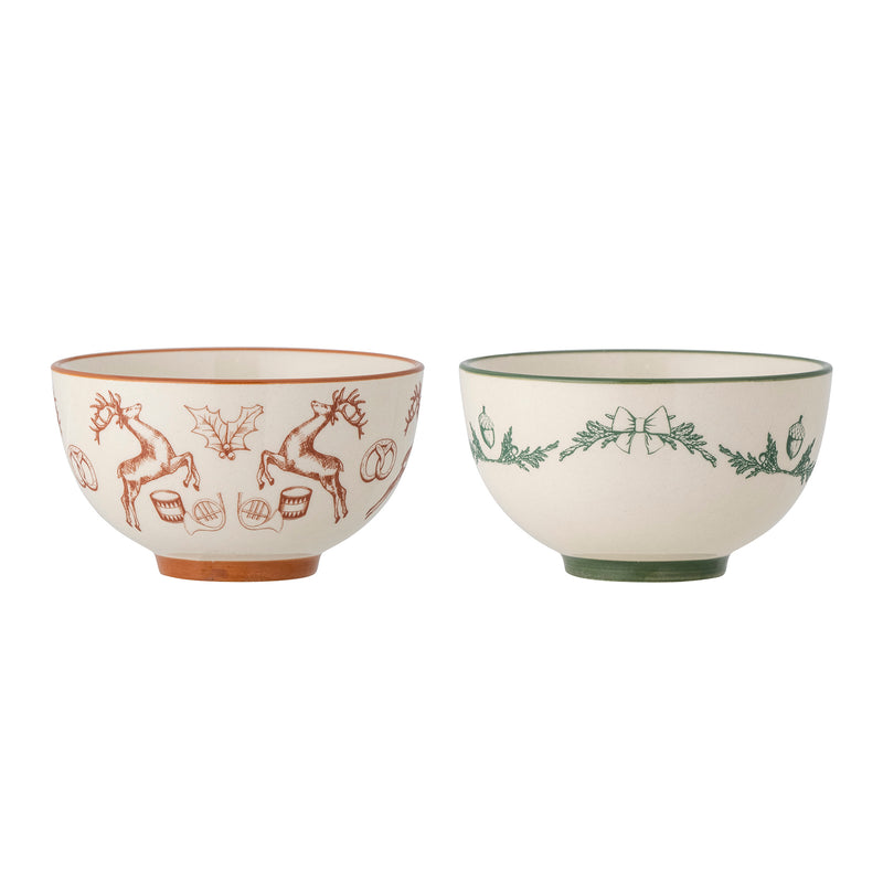 S/2 Festive Bowls