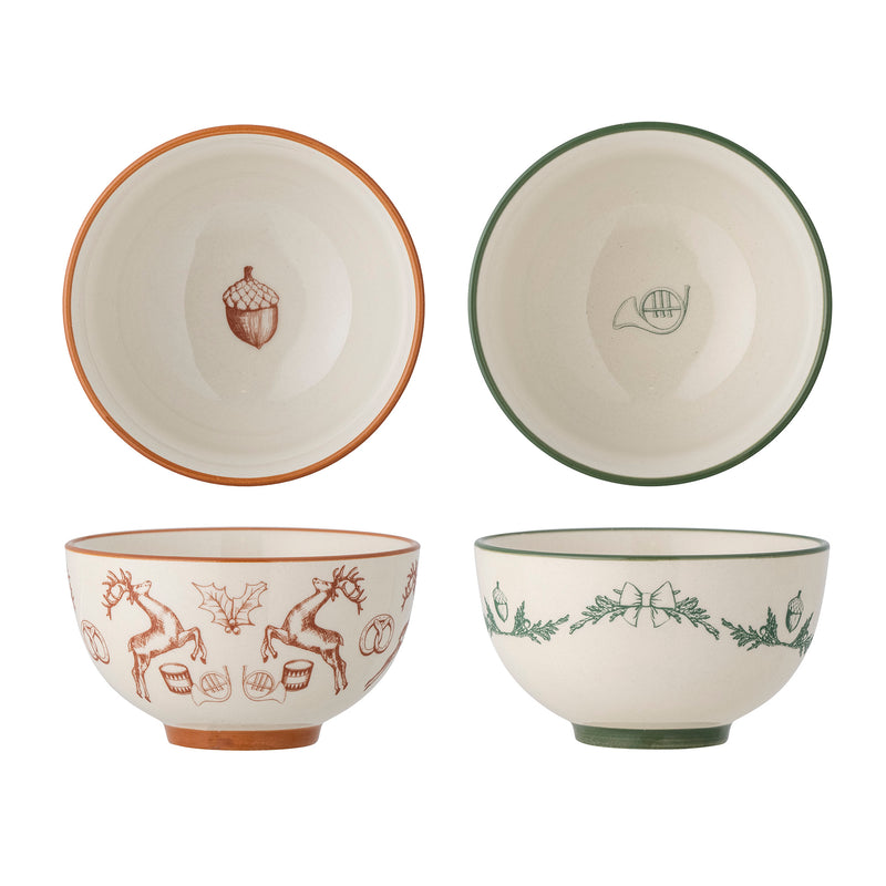 S/2 Festive Bowls