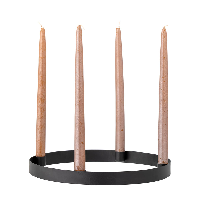 Advent Candle Holder, Black