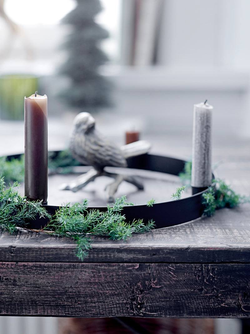 Advent Candle Holder, Black