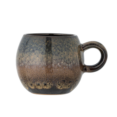 Earth Glazed Cup, Brown Stoneware