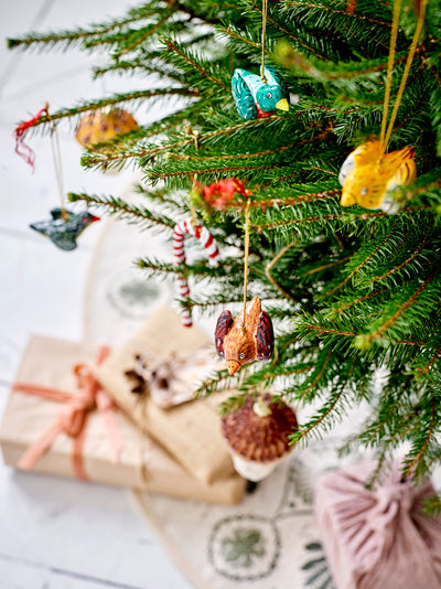 Glass Candy Cane Decoration