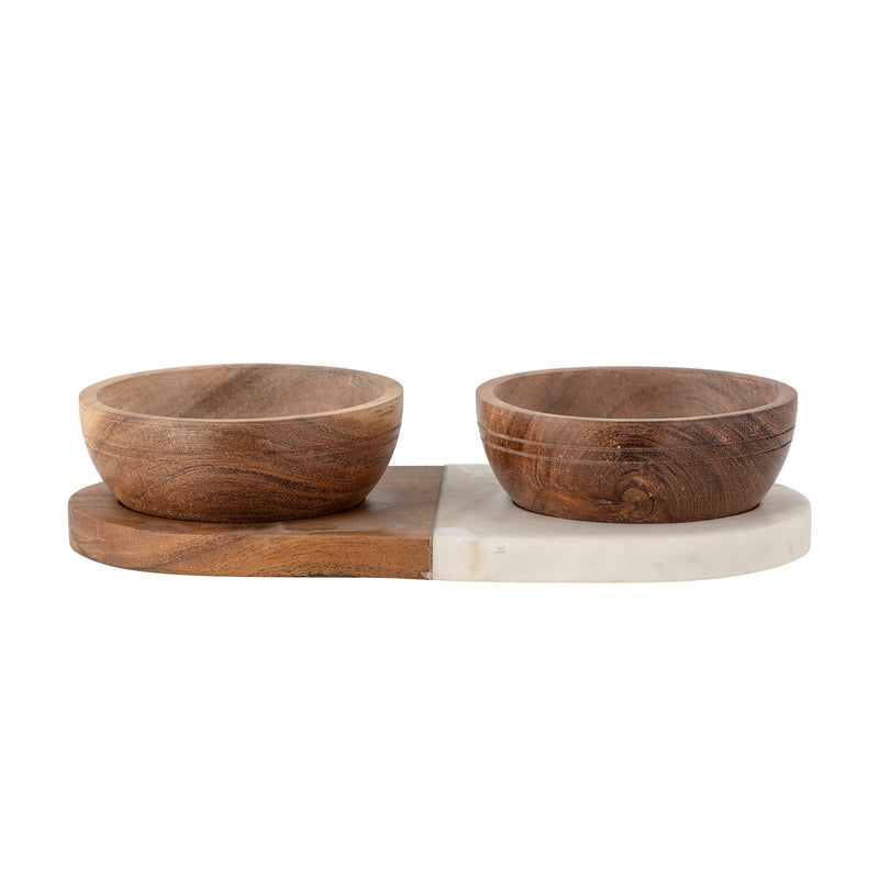 Salt & Pepper Pots, Brown, Acacia