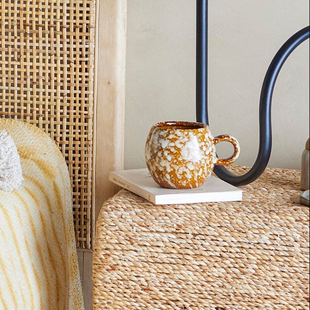 Autumn Speckled Cup, Brown Stoneware