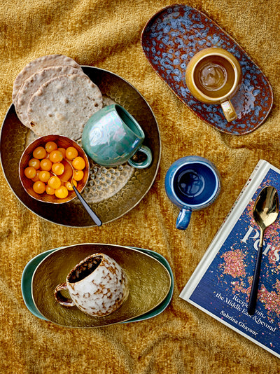 Autumn Speckled Cup, Brown Stoneware