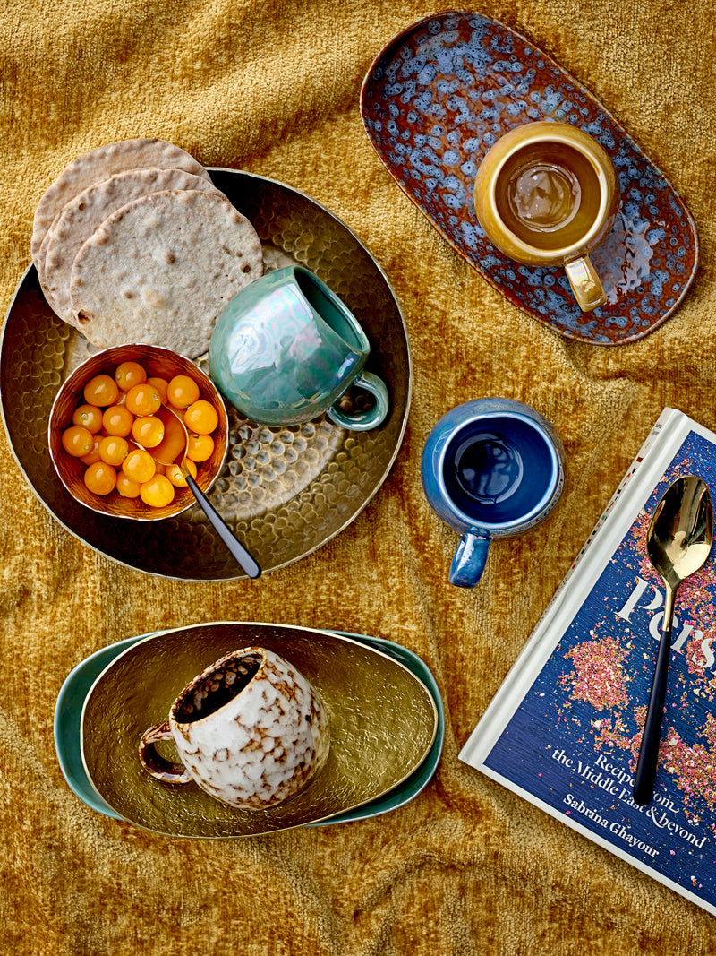 Autumn Speckled Cup, Brown Stoneware