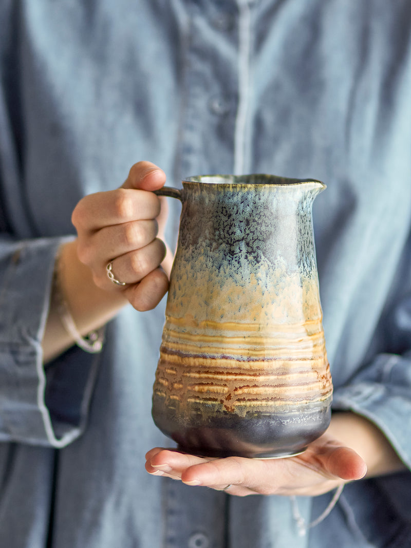 Grey Ombre Stoneware Jug