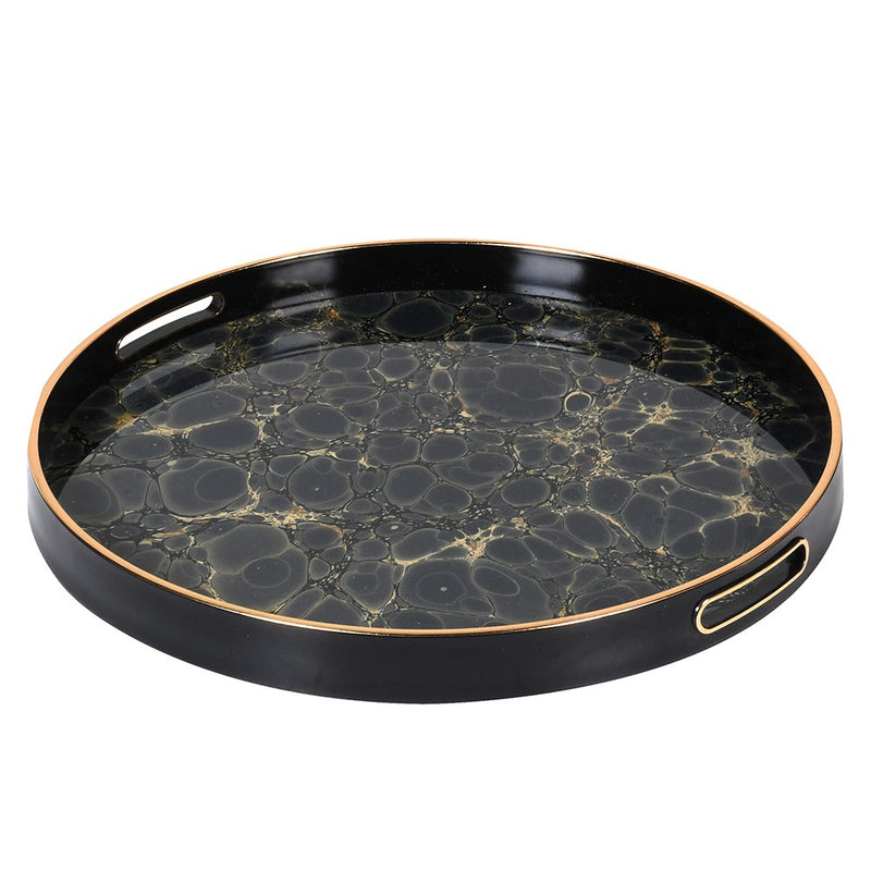 Blue/Gold Mottle Effect Tray