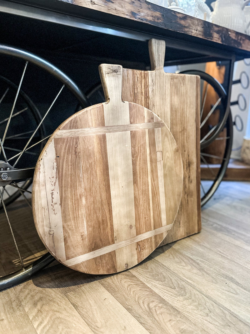 Round Recycled Elm Board