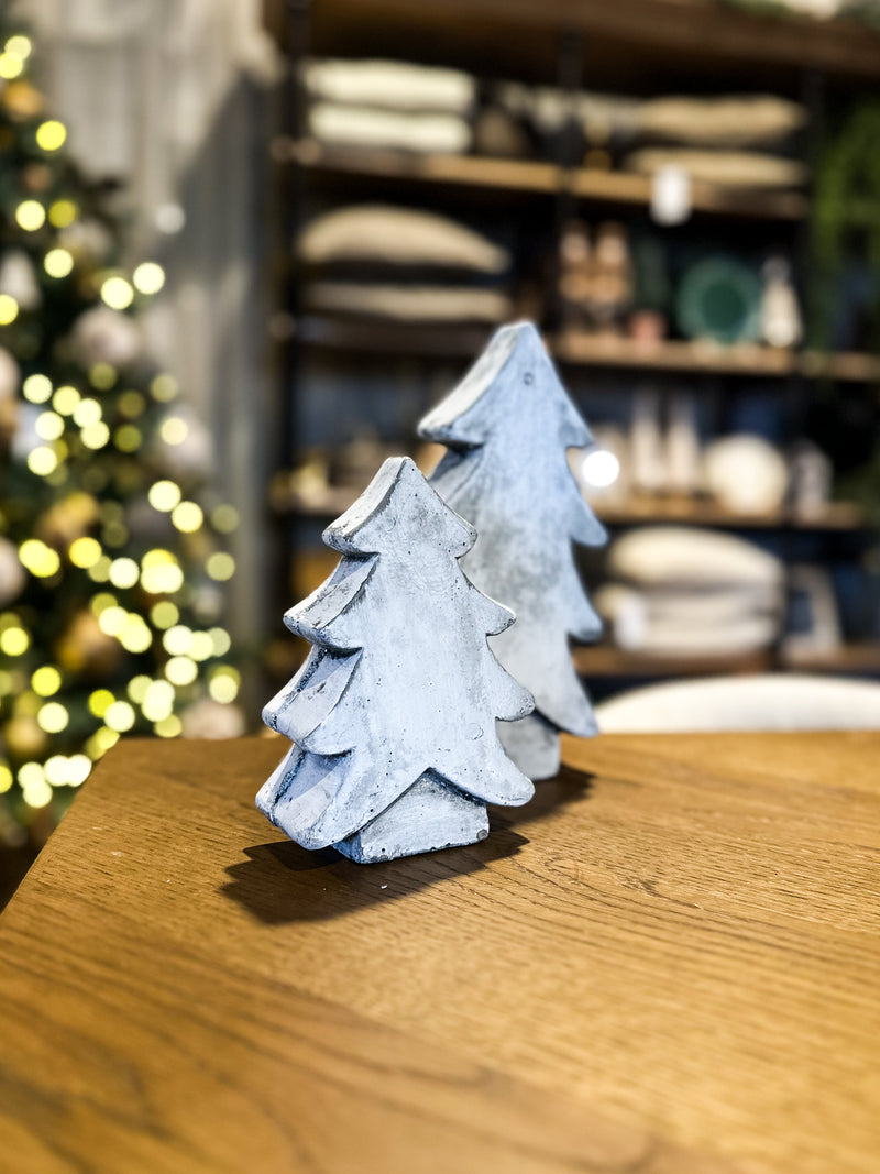 Small Light Grey Ceramic Christmas Tree